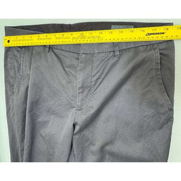 Bonobos Men Friday Pants Straight Leg 34X32 Chino Gray Flat Front - Picture 5 of 14